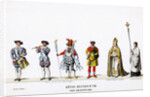 Theatre costume designs for Shakespeare's play, Henry VIII by Anonymous