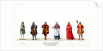 Theatre costume designs for Shakespeare's play, Henry VIII by Anonymous