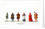 Theatre costume designs for Shakespeare's play, Henry VIII by Anonymous