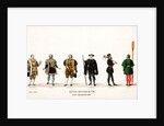 Theatre costume designs for Shakespeare's play, Henry VIII by Anonymous