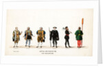 Theatre costume designs for Shakespeare's play, Henry VIII by Anonymous
