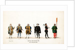 Theatre costume designs for Shakespeare's play, Henry VIII by Anonymous