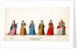 Theatre costume designs for Shakespeare's play, Henry VIII by Anonymous