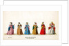 Theatre costume designs for Shakespeare's play, Henry VIII by Anonymous