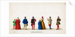 Theatre costume designs for Shakespeare's play, Henry VIII by Anonymous