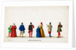 Theatre costume designs for Shakespeare's play, Henry VIII by Anonymous