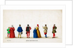 Theatre costume designs for Shakespeare's play, Henry VIII by Anonymous