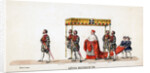 Theatre costume designs for Shakespeare's play, Henry VIII by Anonymous