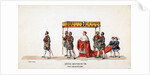 Theatre costume designs for Shakespeare's play, Henry VIII by Anonymous