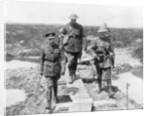 King George V and the Canadian General Currie view the captured ground at Vimy and Messines by Anonymous