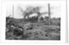 Allied troops and German prisoners at the Menin Road, near Ypres, Belgium by Anonymous