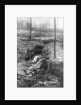 Dead German soldier, Plessis-de-Roye, Picardy, France by Anonymous