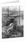 Dead German soldier, Plessis-de-Roye, Picardy, France by Anonymous
