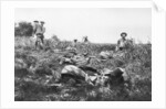 American marines digging trenches, Lucy-le-Bocage, France by Anonymous