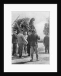 Georges Clemenceau talking with farmers near the front, Chemin des Dames, France by Anonymous
