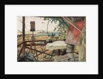 'Observation post of General Mangin, 18th July 1918', Villers-Cotterets, Aisne, France by Francois Flameng