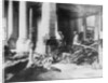 Damage to the interior of Douai church, France by Anonymous
