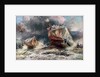 'French Tank Assault', July 1918 by Francois Flameng