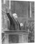 Prime Minister Georges Clemenceau announces the end of the war, 11am by J Simont