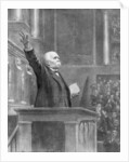 Prime Minister Georges Clemenceau announces the end of the war, 11am by J Simont