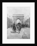 Marshals Foch and Joffre during the grand victory parade, Paris, France by Anonymous