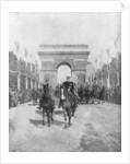 Marshals Foch and Joffre during the grand victory parade, Paris, France by Anonymous