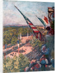 Grand victory parade, Avenue de la Grand Armee, Paris, France 14 July 1919 by Charles-Jules Duvent