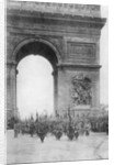 Grand victory parade, Arc de Triomphe, Paris, France by Anonymous