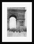 Grand victory parade, Arc de Triomphe, Paris, France by Anonymous