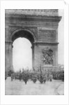 Grand victory parade, Arc de Triomphe, Paris, France by Anonymous