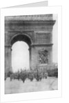 Grand victory parade, Arc de Triomphe, Paris, France by Anonymous