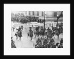 US 1st Army in the Victory Parade, New York, USA by Anonymous