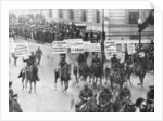 US 1st Army in the Victory Parade, New York, USA by Anonymous