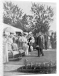 Tsar Nicholas II with visiting French President Poincare, Krasnoye Selo, Russia by Anonymous