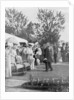 Tsar Nicholas II with visiting French President Poincare, Krasnoye Selo, Russia by Anonymous