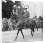 Field Marshal Sir Douglas Haig during the victory parade, Paris, France by Anonymous