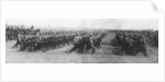 Russian troops parading during French President Raymond Poincare's visit to Russia by Anonymous