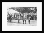 Russian troops saluting Tsar Nicholas II, Krasnoye Selo by Anonymous