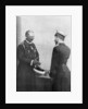 Emperor Welhelm II of Germany greeting Tsar Nicholas II of Russia before the First World War by Anonymous