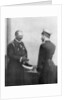 Emperor Welhelm II of Germany greeting Tsar Nicholas II of Russia before the First World War by Anonymous
