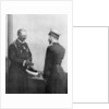 Emperor Welhelm II of Germany greeting Tsar Nicholas II of Russia before the First World War by Anonymous