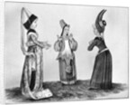 Horned and steeple headdresses by Anonymous