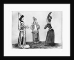 Horned and steeple headdresses by Anonymous