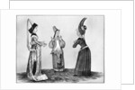 Horned and steeple headdresses by Anonymous