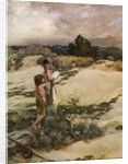 Hagar and Ishmael by Jean-Charles Cazin
