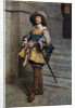 A Cavalier: time of Louis XIII by Jean Louis Ernest Meissonier