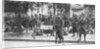 Troops and flag of the French 102nd infantry, Saint-Francois-Xavier, Paris, France, August 1914 by Anonymous