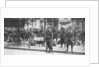Troops and flag of the French 102nd infantry, Saint-Francois-Xavier, Paris, France, August 1914 by Anonymous