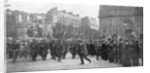 Mobilized French troops marching in Paris, France, August 1914 by Anonymous