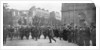 Mobilized French troops marching in Paris, France, August 1914 by Anonymous